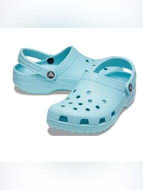 Crocs Classic Clog Pure Water Blue M4 W6 Slip On Comfort Casual Sho